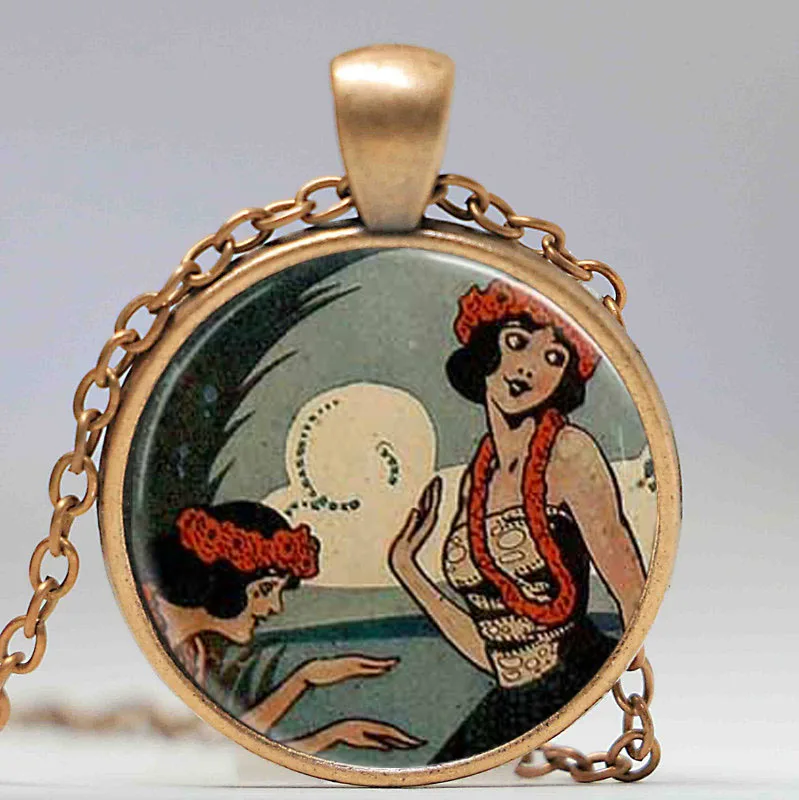 Бесплатная доставка гавайская ожерелье Гавайские ювелирные изделия винтажный