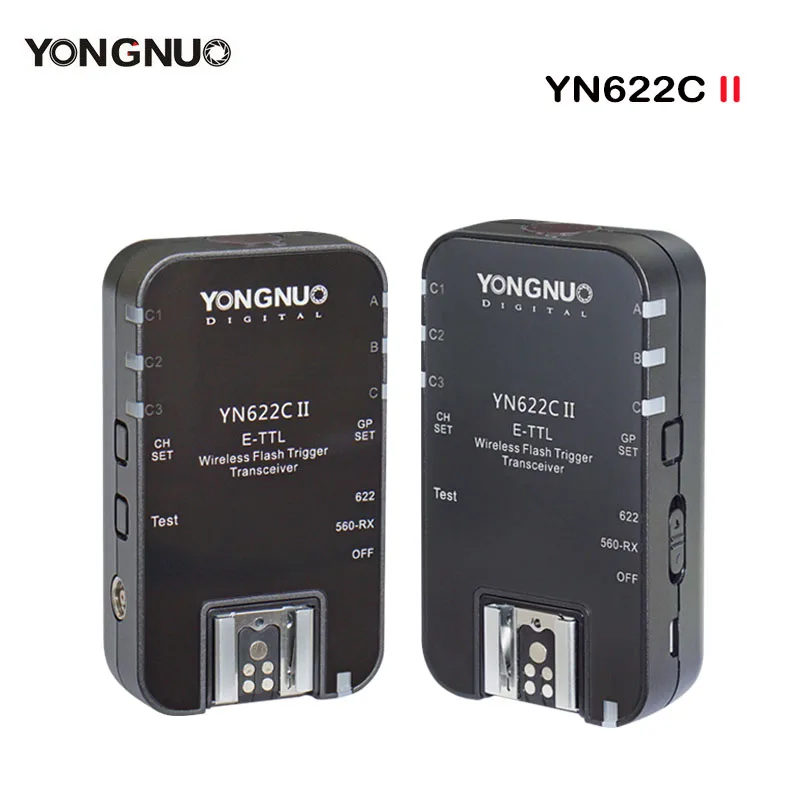 Триггер вспышки YONGNUO YN622C II HSS для Canon 70d 6D 650D 1100D 550D 60D 600D|trigger for canon|flash trigger canonflash |