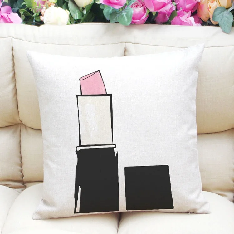 Наволочка бежевым фоном Бесплатная доставка Домой Современная мода помады и