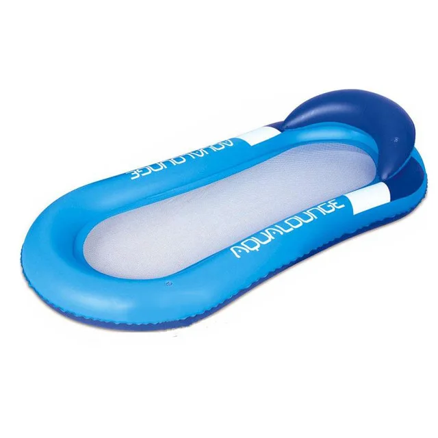 

160CM Giant Blue Red Mesh Inflatable Pool Float Lie-on Swimming Ring Water Party Toys Air Bed Mattress Beach Lounger boia