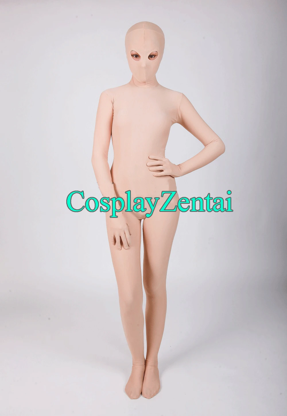 Newest Flesh High Quality Spandex Zentai Bodysuits Halloween costumes Hot Sale Freeshipping Zentai