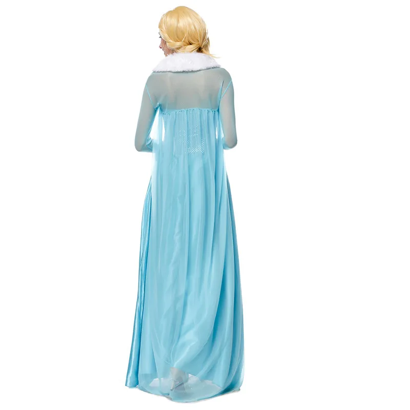 Костюм снежной принцессы для взрослых и женщин на Хэллоуин карнавальный костюм с