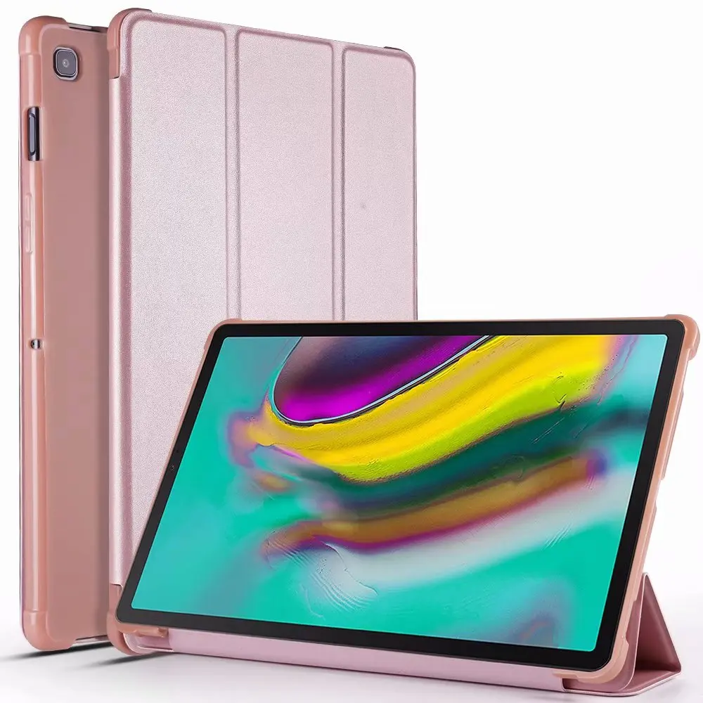 Чехол для Samsung Galaxy Tab S5e 10,5 SM-T720 SM-T725 T720 T725 Смарт Мягкий противоударный чехол для Tab S5E 10,5 T720 T725+ Защитная пленка на экран+ подставка для ручек