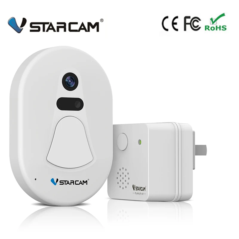 Vstarcamwifi дверной звонок беспроводной дверной звонок с перезвон дверная камера wifi телефон фото посетителя отправку мобильного телефона