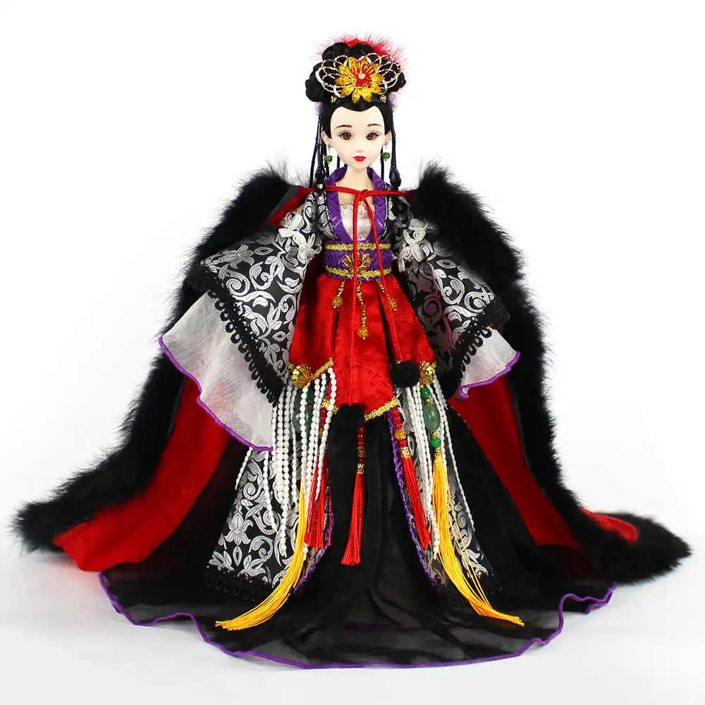 Шарм Fortune Days East древняя кукла костюм 1/6 как куклы BJD Liang Hongyu с макияжем 14 шарнирное