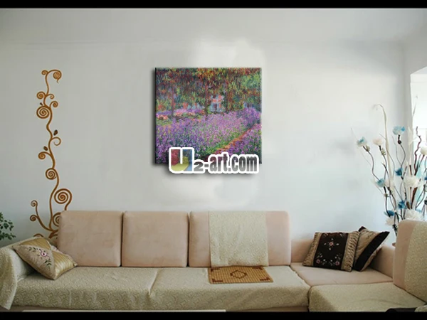 Клода монет Картина Сад художника на giverny холст печать Горячая продажа