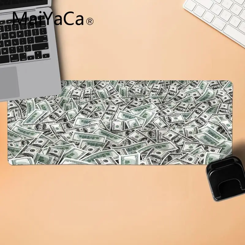 LockEdge 30X90cm Maiyaca коврик для мыши крутой доллар деньги коврик для мыши геймер игровые коврики прочный резиновый коврик для мыши - Цвет: LockEdge 30X90cm