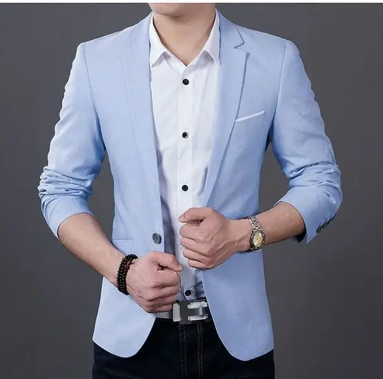 Для мужчин с длинным рукавом Slim fit Пальто Оксфорд костюм ветрозащитный Мужчины