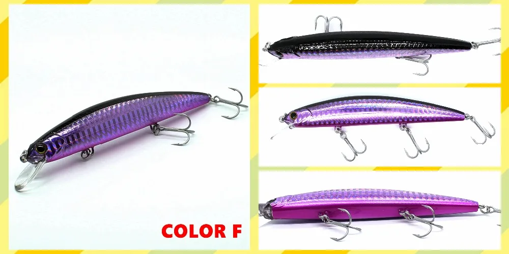 AOCLU 6 шт./лот Jerkbait воблеры 6 цветов 11,5 см 16,9 г жесткая приманка гольян с магнитом внутри для забрасывания на большие расстояния VMC крючки