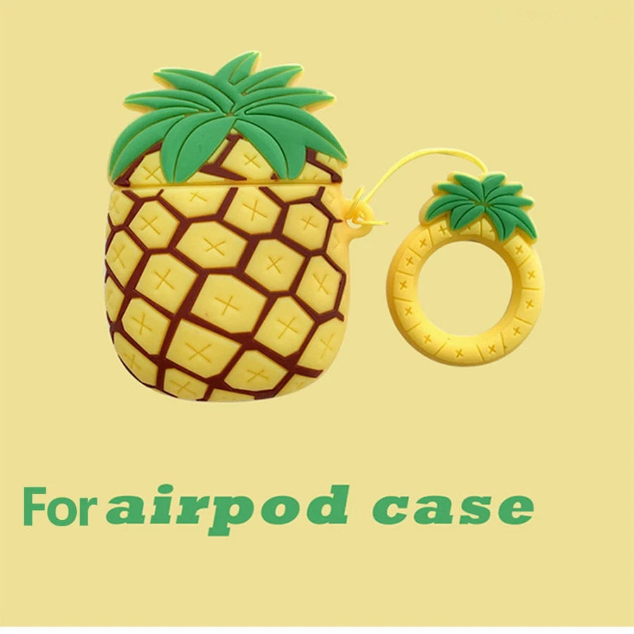 Чехол Pine apple для Airpod, силиконовый наушник, наушники Coque/Чехол Funda для Airpods 2 для apple Air Pods, зарядная коробка