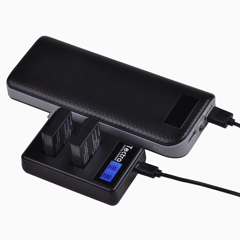 1 шт. аккумуляторная батарея для камеры PG1050 + LCD двойное зарядное устройство