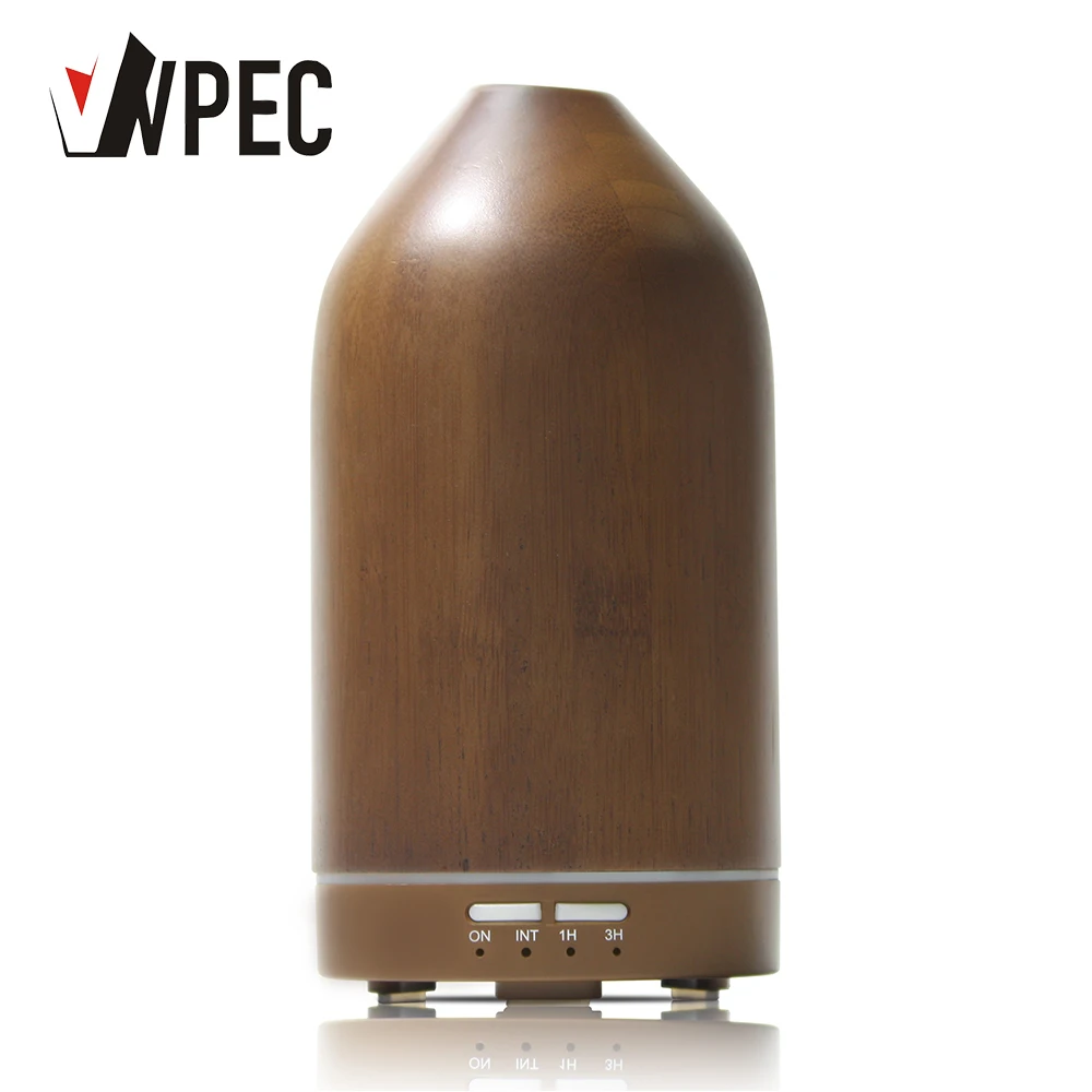 100ml Bamboo Vvpc 150 мл древесины бамбука Арома эфирные масла диффузор с 7 изменение цвета светодиодный светильник для офиса дома - Цвет: 100ml Bamboo