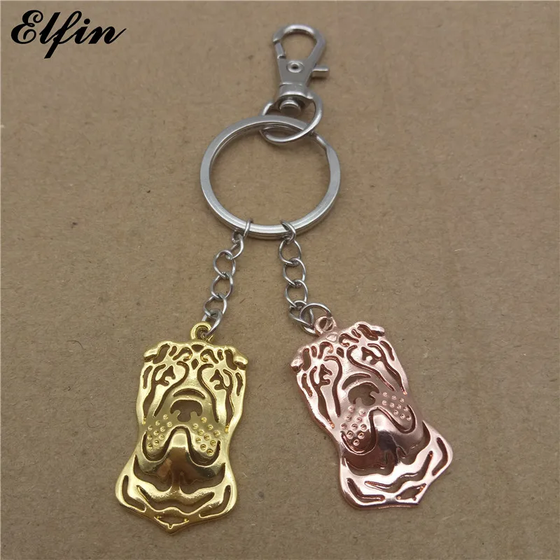 Брелок Elfin в китайском шэре золотистый серебристый цвет животные бижутерия для