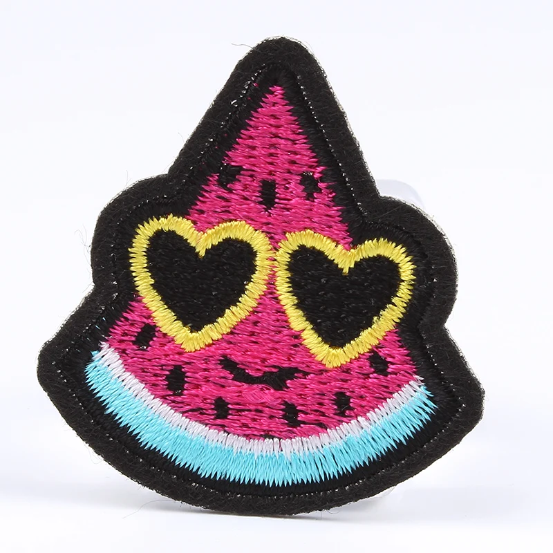 10pcs/lot Funny Watermelon Stickers For Kids Hats Jeans Pants Coats Embroidery Fabric Appliques Sew On Garments Badge | Дом и сад