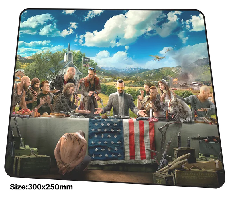 Игровой коврик для мыши far cry x 3 мм большой игровой высококачественный