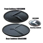 Набор наклеек с логотипом полета K из черного углеродного волокна на колпачок багажника для KIA 2014-2017 Forte Koup K3 Koup Cerato Koup