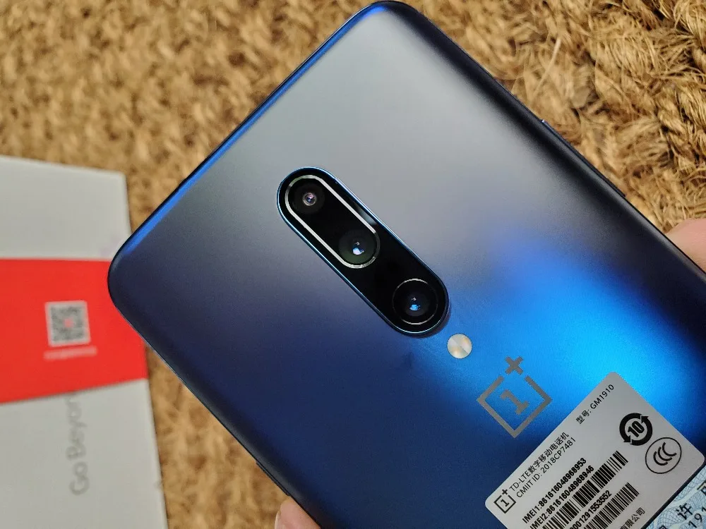 Смартфон Oneplus 7 Pro с глобальной ПЗУ, 6 ГБ, 128 ГБ, Snapdragon 855, 6,67 дюйма, AMOLED экран, 48мп, тройная камера, 30 Вт, зарядное устройство, NFC, 4000 мА/ч