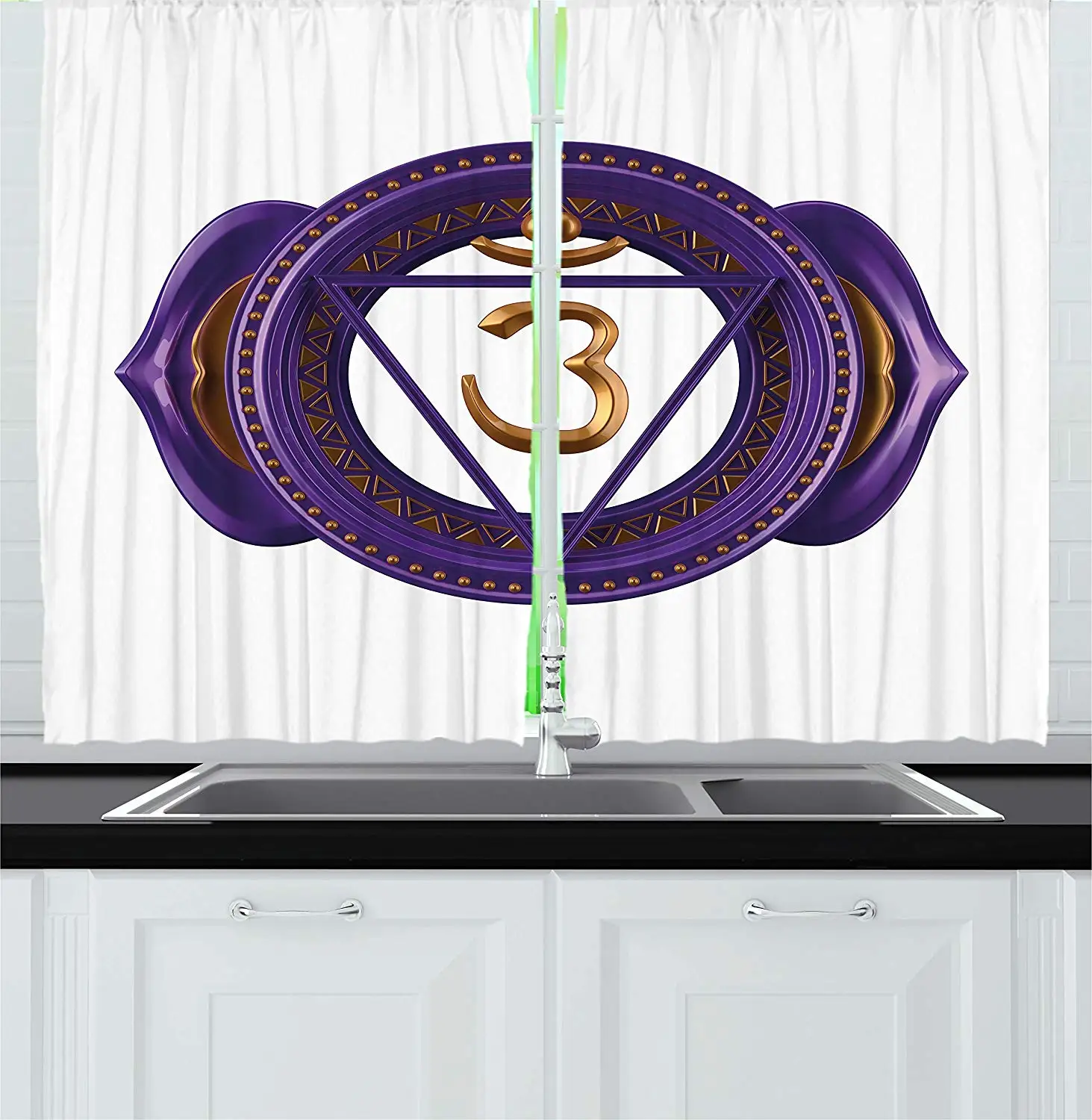 Чакра шторы Азиатский этнический оккультный знак знаковые элементы