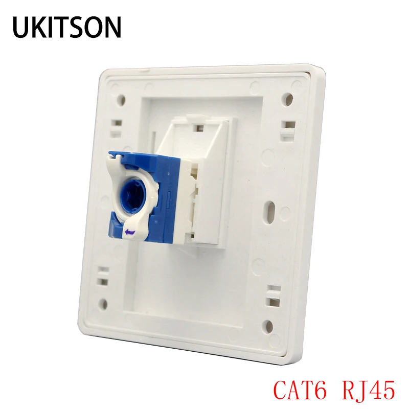 1 Порты и разъёмы Cat 6 RJ45 компьютерная розетка настенная передняя панель не