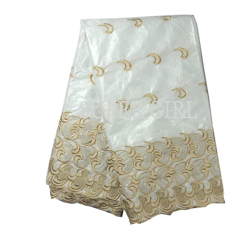 Новинка 2017 года популярный дизайн Африканский Базен вышитые черный кружевной