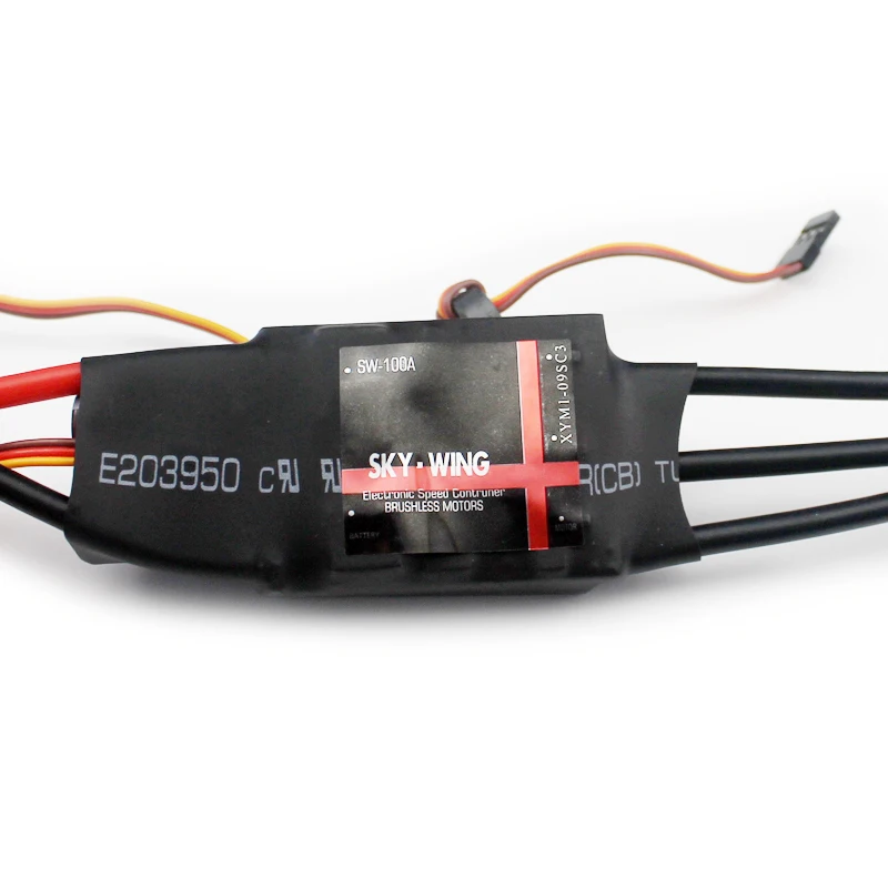 Контроллер скорости Skywing 100A ESC 5A/5V BEC для радиоуправляемого вертолета|speed controller|esc