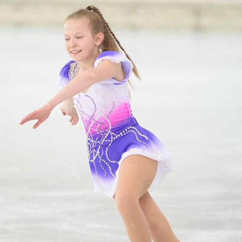 Платье для фигурного катания RUBU на заказ гимнастический трико RG Acro Baton Twirling Tap
