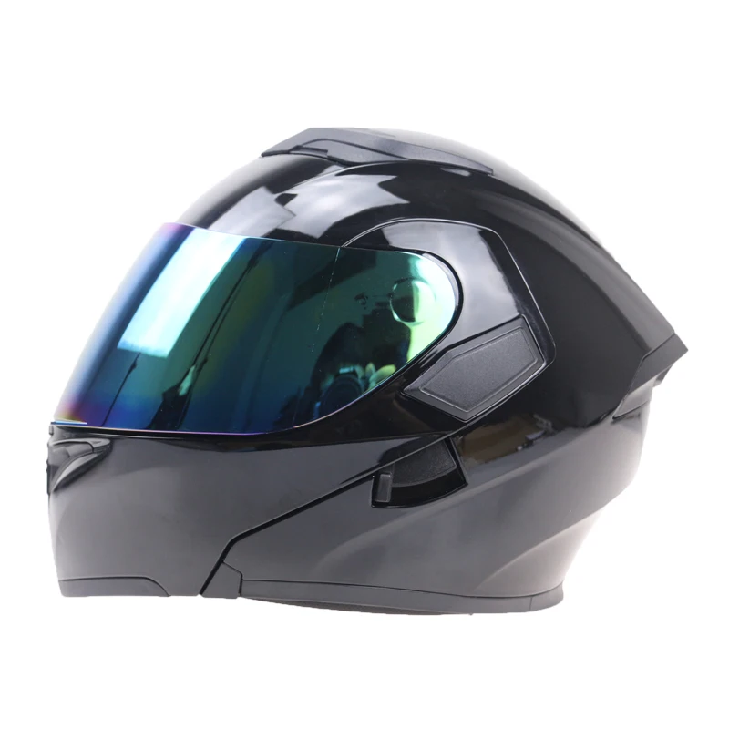 Мотоциклетный шлем 4 вида стекла с двойными линзами на все лицо для езды
