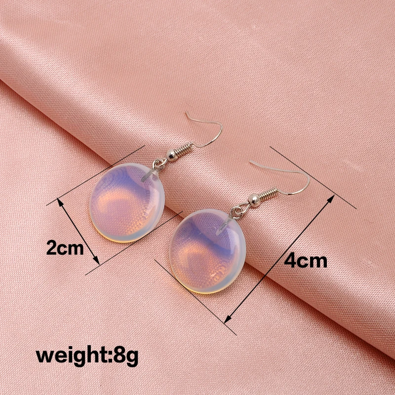 Новое поступление Модные прозрачные синие опаловые Кристальные подвески с