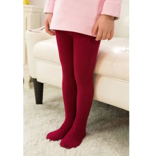 Яркие цвета коллекция 2017 года плотные трикотажные колготки для маленьких