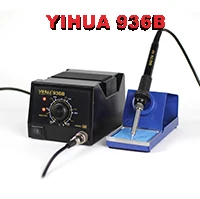 Горячая YIHUA 898BD+ 2в1 SMD Электрический паяльник и тепловая фена паяльная сварочная станция