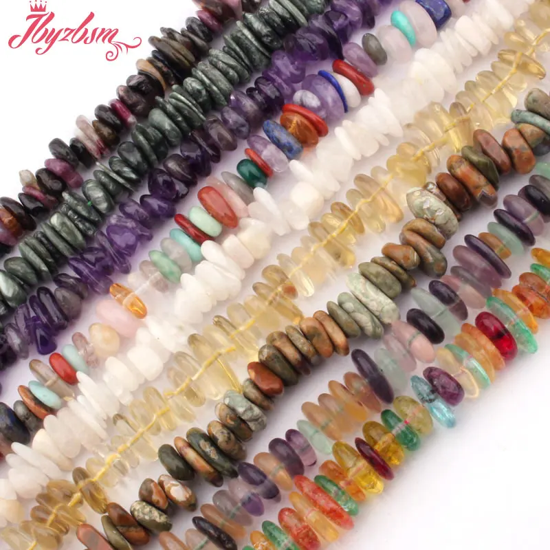 Флюорит турмалин аметист натуральный камень бусины для ожерелья DIY ювелирные