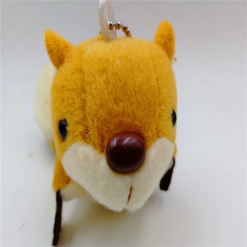 8 см kawaii брелок милый Пасхальный плюшевая белка брелок игрушка подвеска женская сумка висячие украшения Мех животных плюшевый брелок