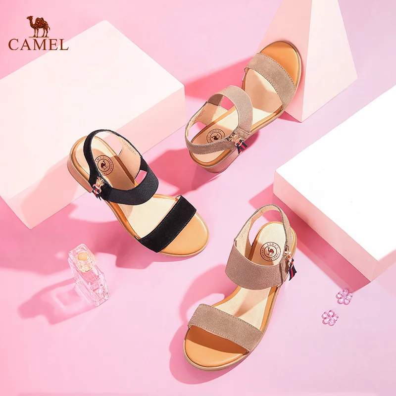 CAMEL/новый тренд женские босоножки коллекция 2018 года сезон лето модные