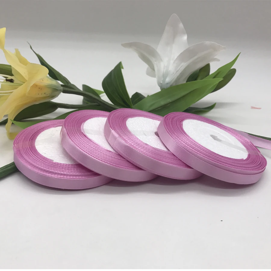 Фото 25 ярдов/партия темно розовая шелковая атласная лента 6 50 мм 25 yard satin ribbon weddingsilk satin 25 ярдов/партия темно розовая шелковая атласная лента 6 50 мм 25 yard satin ribbon weddingsilk satin
