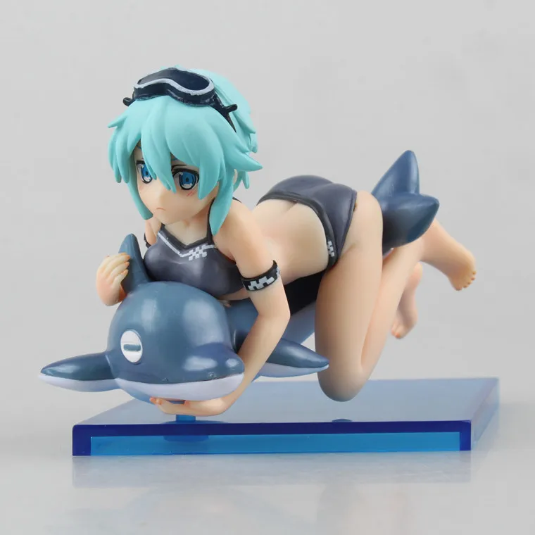 Экшн фигурка Sword Art Online Asada Sinon сексуальное бикини мультяшная кукла ПВХ 13 см