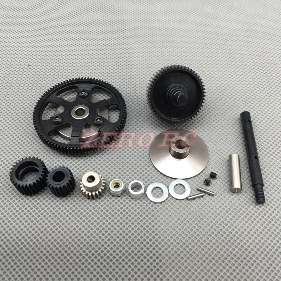 Набор сверхмощных стальных шестерен с мотором Шестерня для осевой передачи