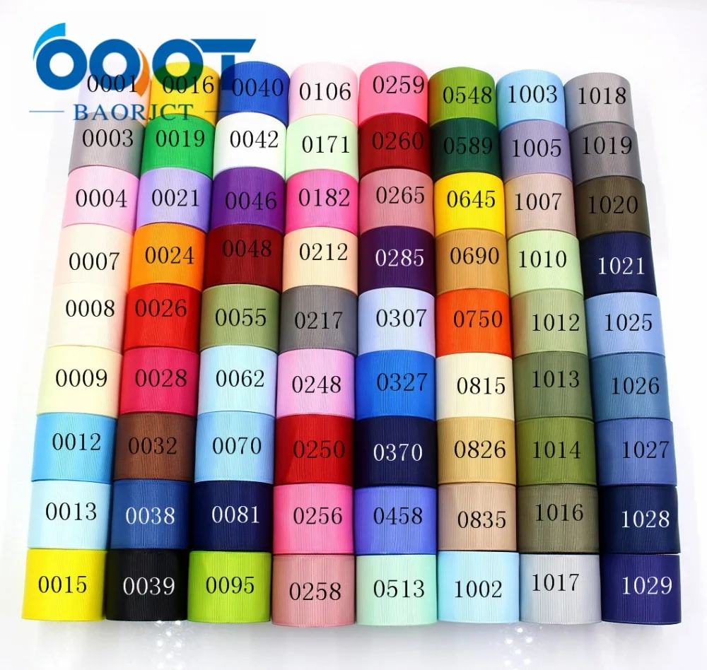 Ленты OOOT BAORJCT 181015-L38mm-4 38 мм 10 ярдов однотонные термотрансферные печатные