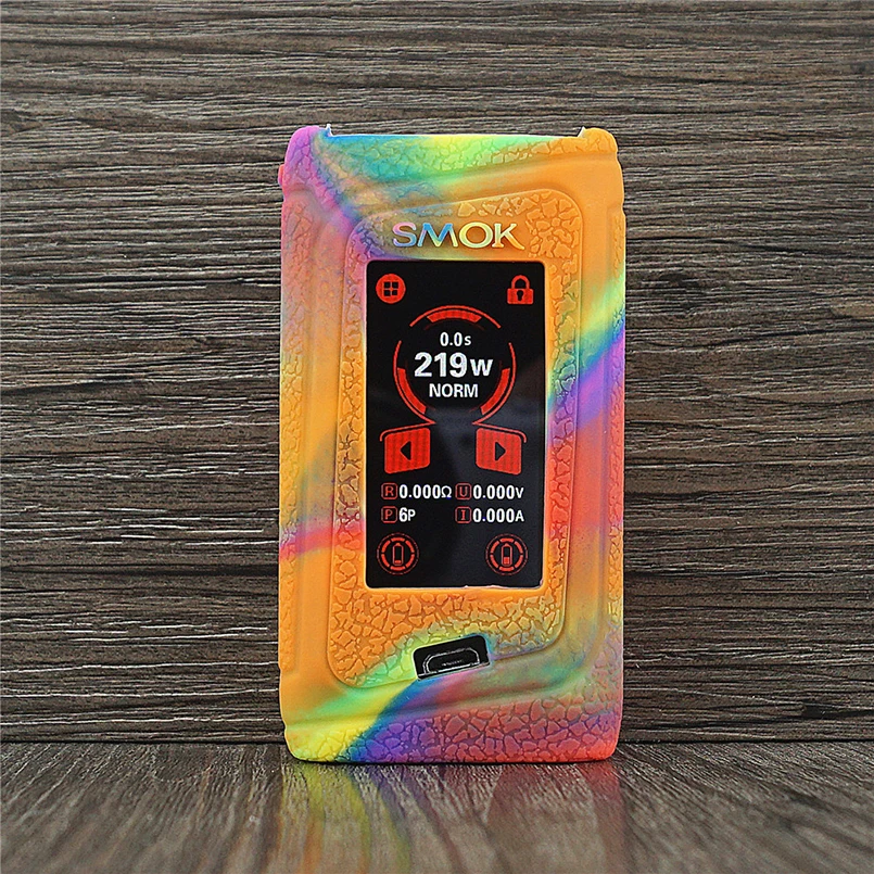 Текстурный силиконовый чехол для SMOK Morph 219 kit TC Mod vape и защитная наклейка 219W|Бутылки
