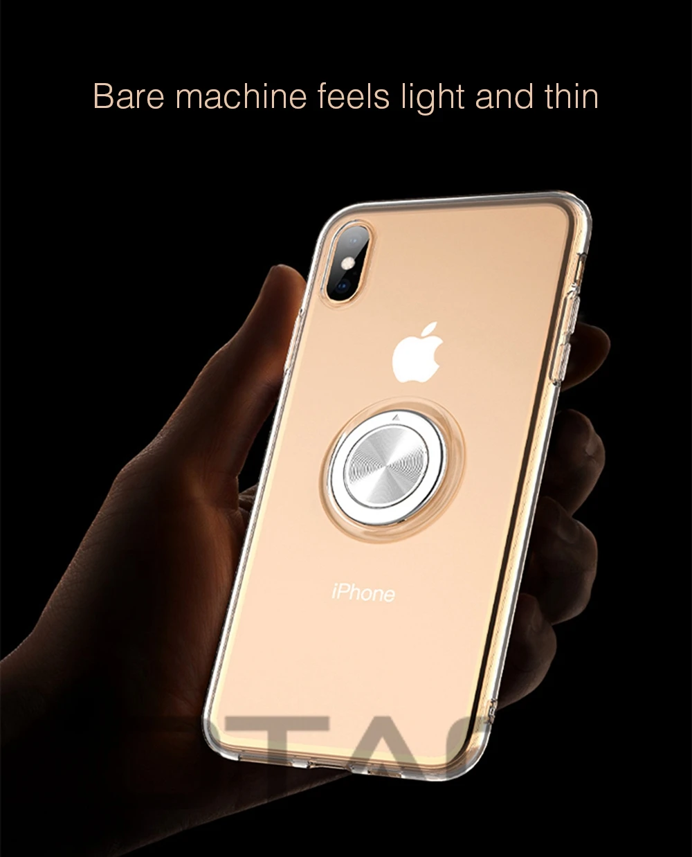 OTAO Ультратонкий Мягкий ТПУ магнит чехол для телефона для iPhone XS MAX X XR полный корпус тонкий защитный чехол для iPhone 8 7 6 6S Plus Coque