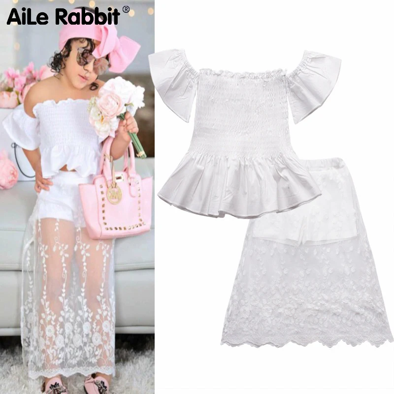 AiLe Rabbit/Новинка лета 2019 года Детский костюм в европейском и американском стиле