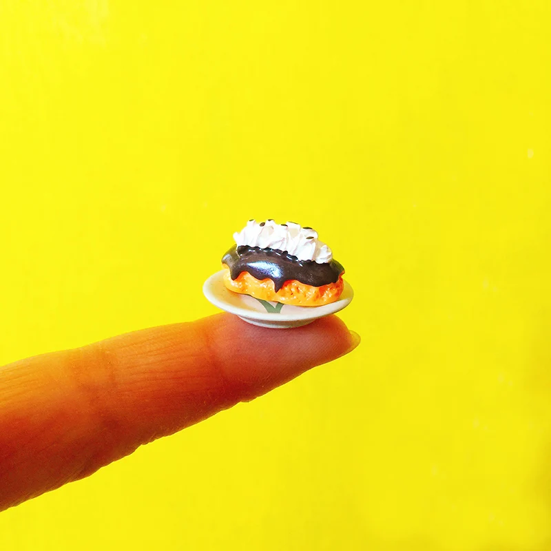 10 шт. шоколадный хлеб/кукольный домик/миниатюры/милый/Сказочный Садовый