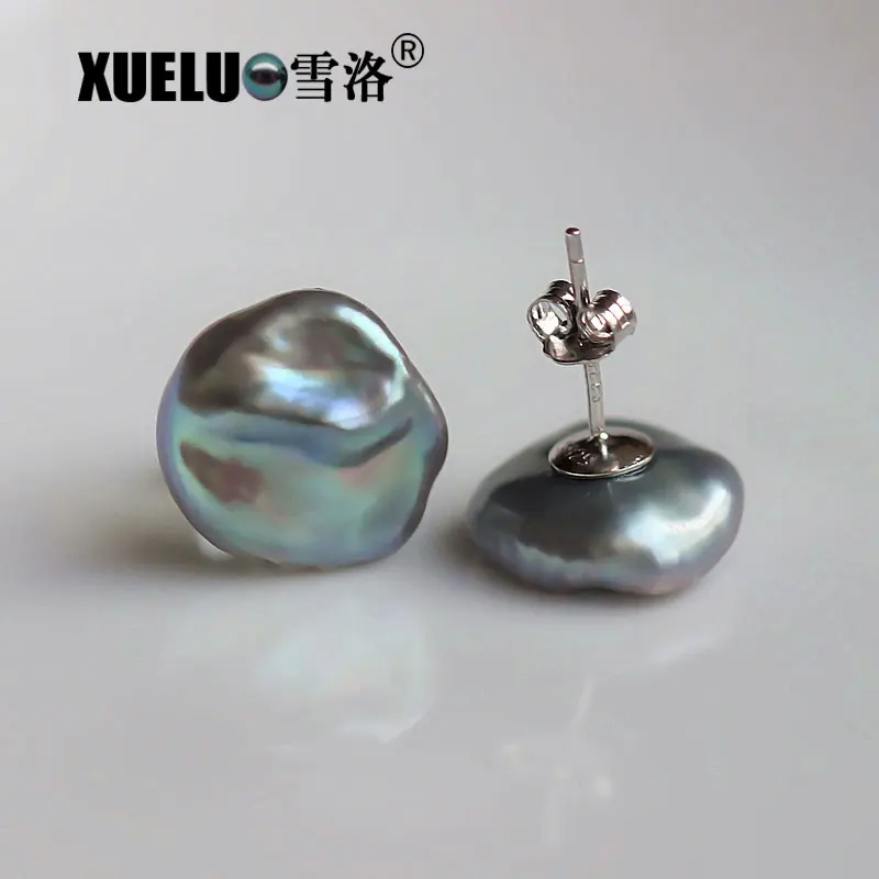 Серьги гвоздики XUELUO из стерлингового серебра 925 пробы в форме цветка стиле
