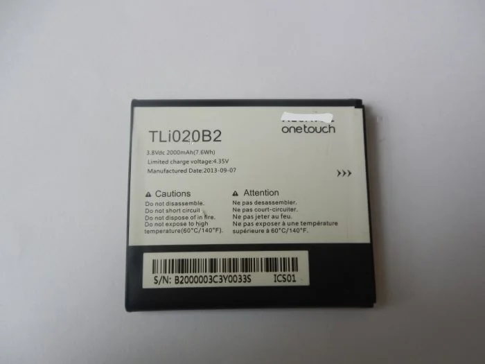 TLi020B2 для Alcatel OneTouch поп C5 5035 5035D 5036 5036D 5037 5037D 5037A 5037X997 997D/TCL S800 S710 S810 J610 Батарея |
