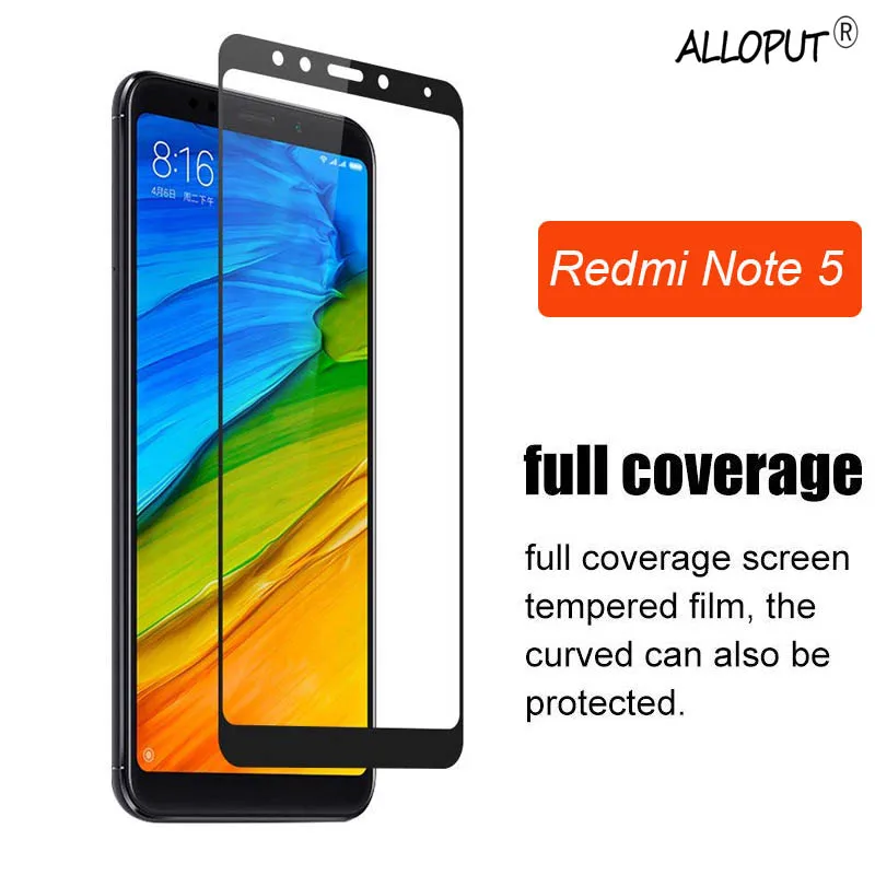Защитное закаленное стекло для сяоми редми ноут 5 стекло xiaomi redmi note 5 glass стекло на экрана ксиоми редми нот 5 про