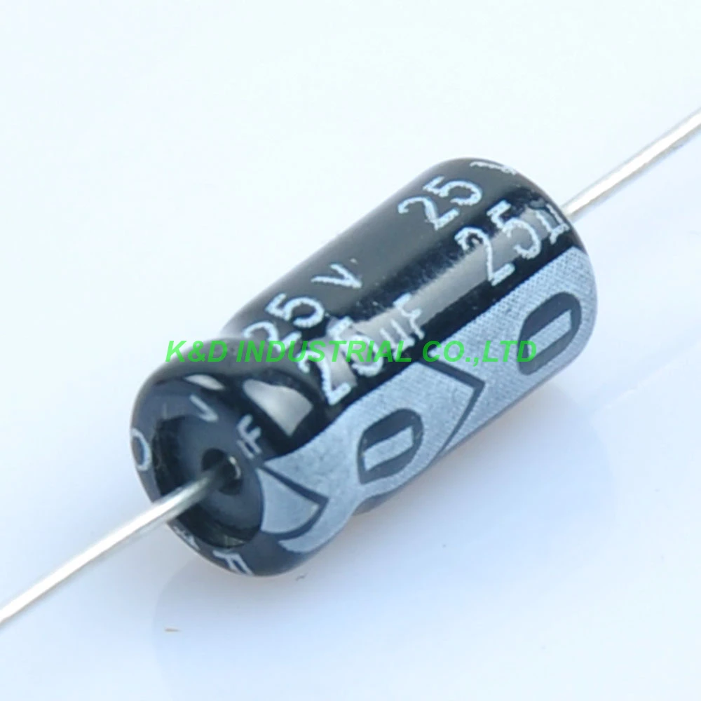

10pcs 6.3*13mm 25V 25uf Axial Electrolytic Capacitor for Audio Guitar Tube Amp DIY