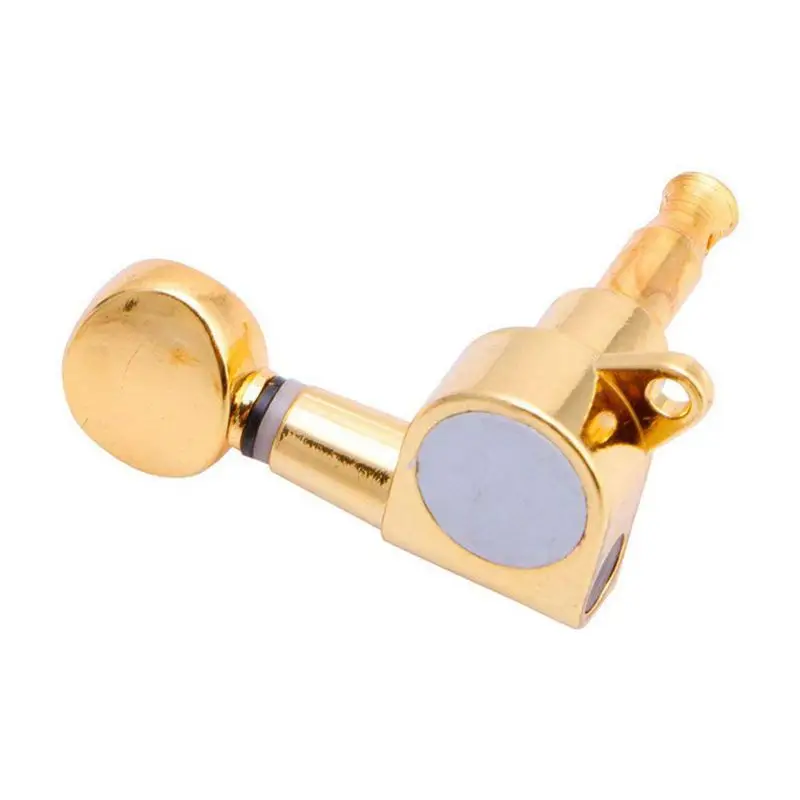6 Guitar Tuning Pegs VERROUILLAGE Tuner Touches Guitar Strings Button 3L+ 3R Gold