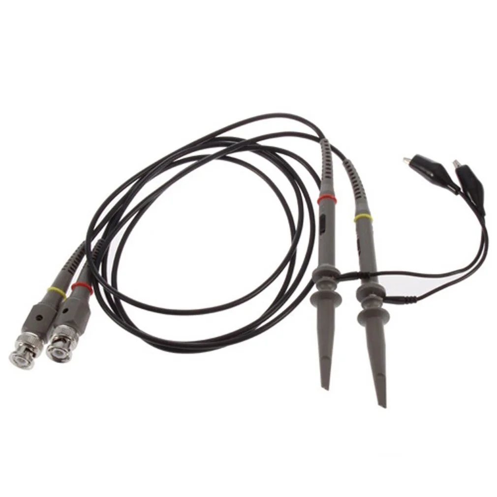

Wholesales 2 Pack P6100 100 MHz Oscilloscope Probe 10:1 and 1:1 Switchable for Rigol Atten Owon Siglent