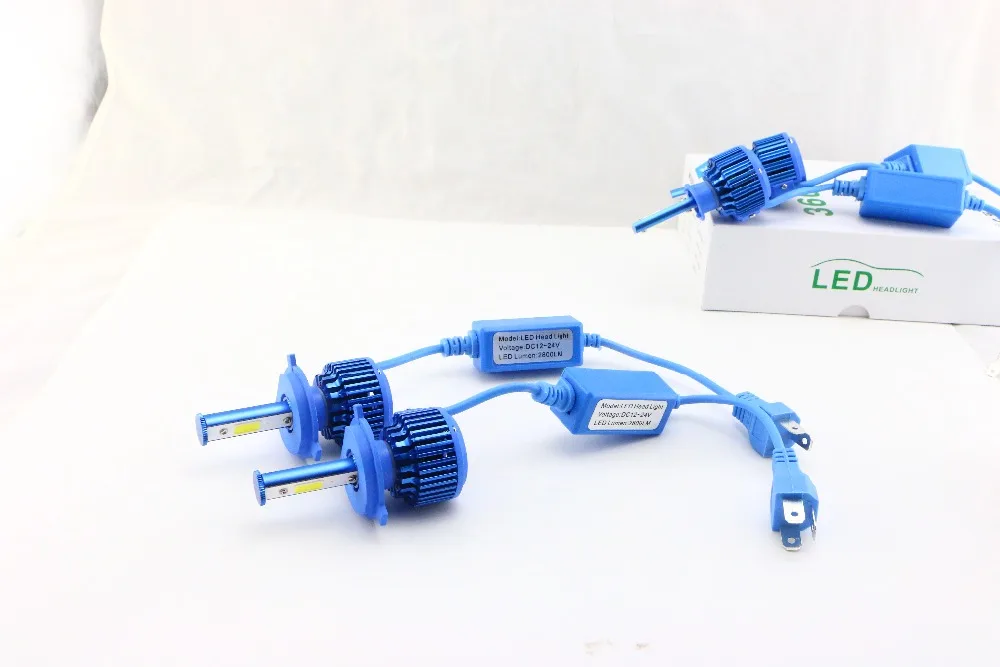 Автомобильные светодиодные фары Elglux H7 H1 9006 72 Вт 8000LM 6000 К Flasher Motos противотуманные