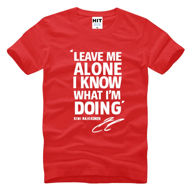 Мужская футболка с надписью Leave Me Alone I Know What I'm Doing новинка 2016 хлопковая
