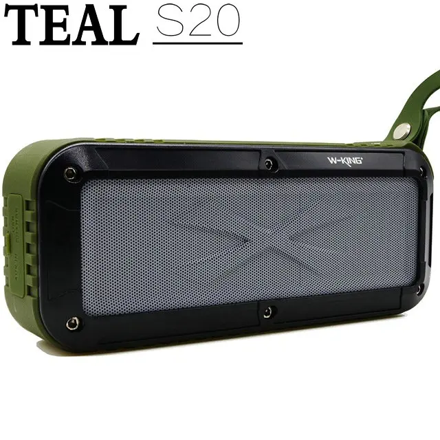 TEAL водонепроницаемый Bluetooth динамик S20 IPX6 2000mAh FM беспроводной портативный с